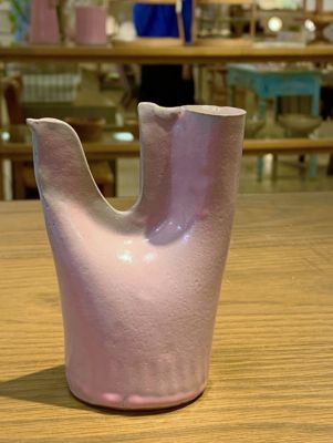 鶏の一輪挿し